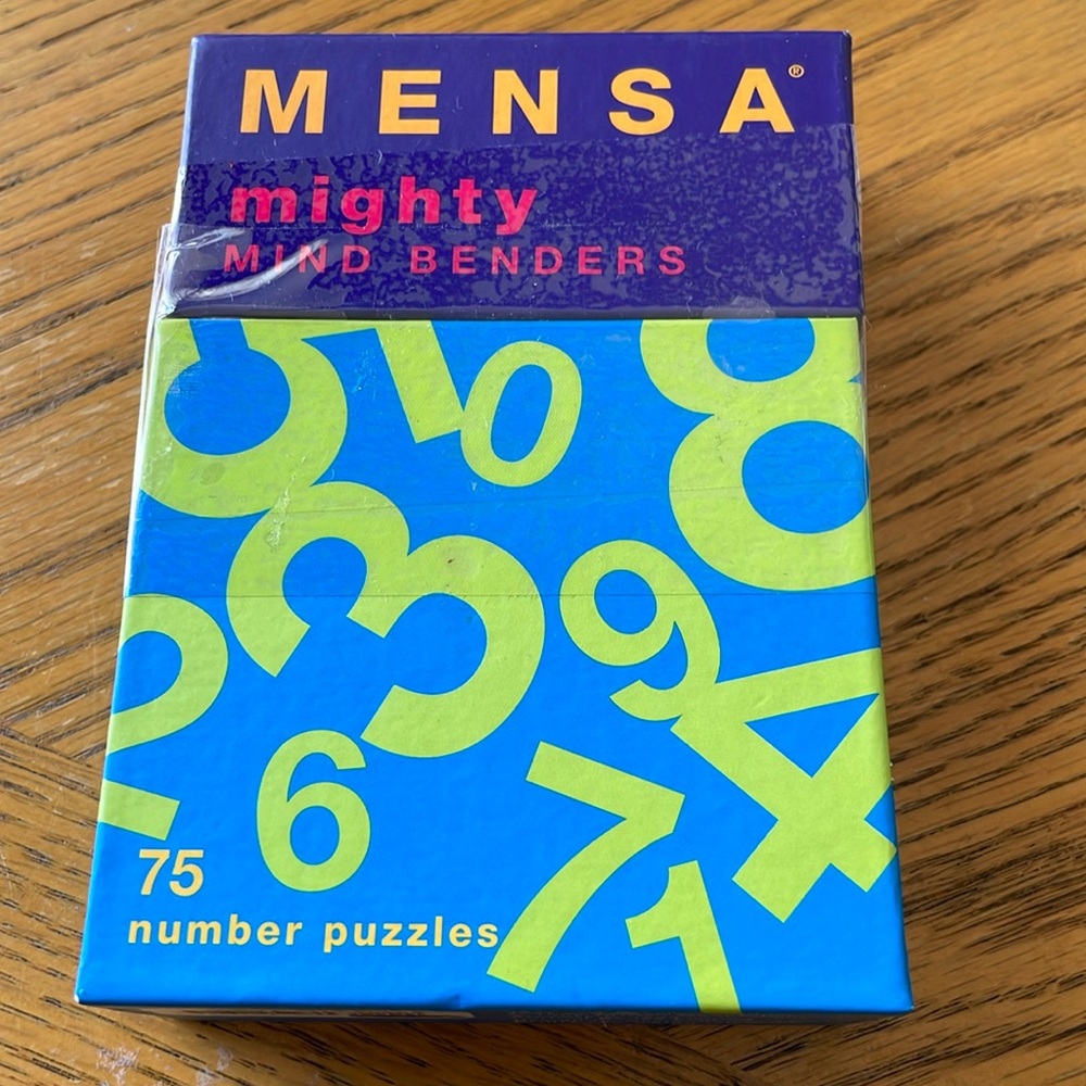 Mensa, Mighty Mind Benders, 75 Number Puzzles and Answers